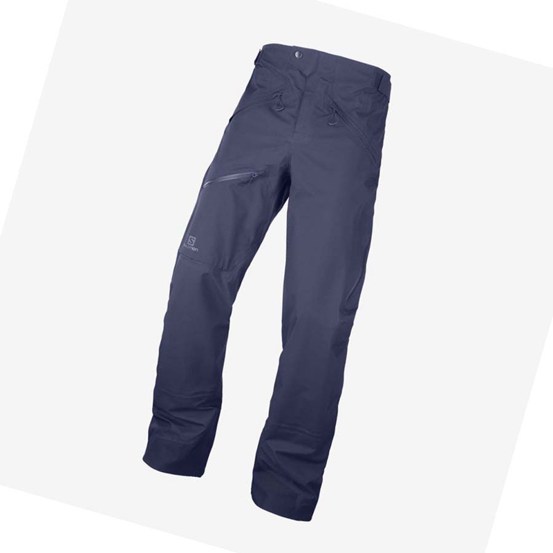 Pantalones De Esquí Salomon OUTPEAK GORE-TEX 3L Hombre Azules | QUNKXZS-39