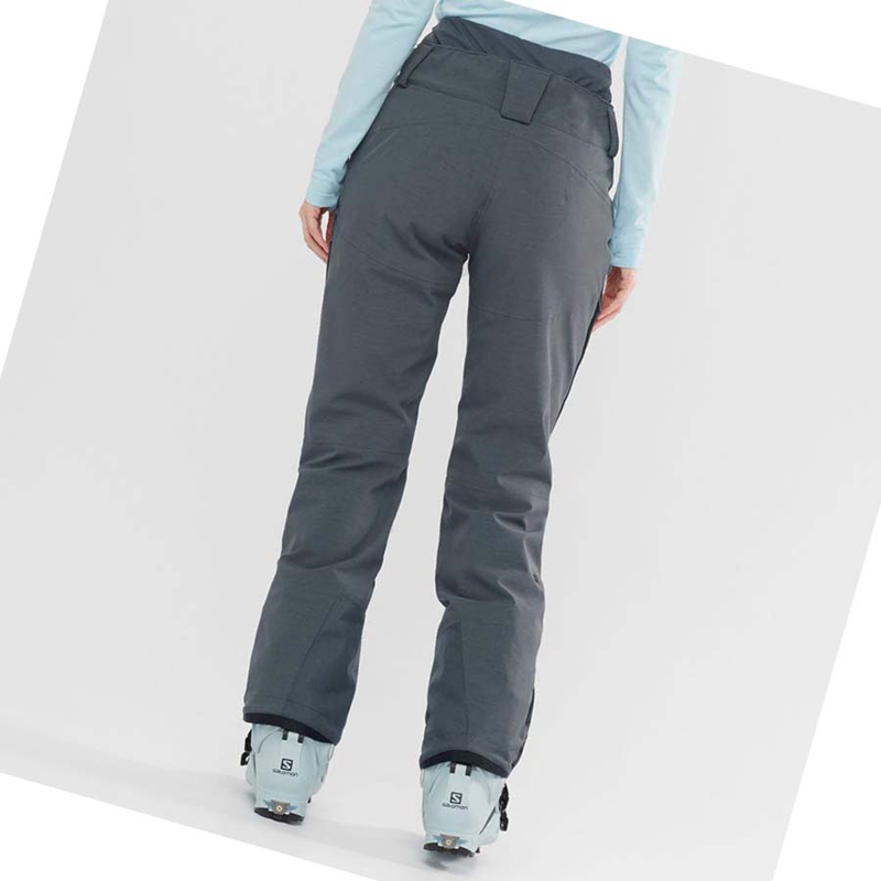 Pantalones De Esquí Salomon PROOF LIGHT Mujer Gris | HQPNEXY-97