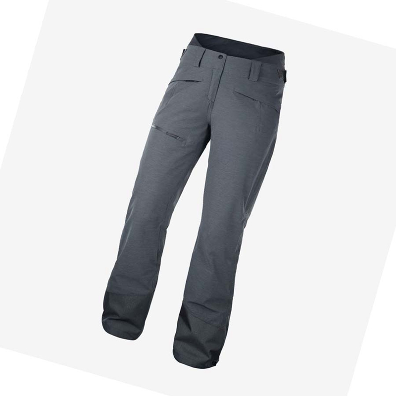 Pantalones De Esquí Salomon PROOF LIGHT Mujer Gris | HQPNEXY-97