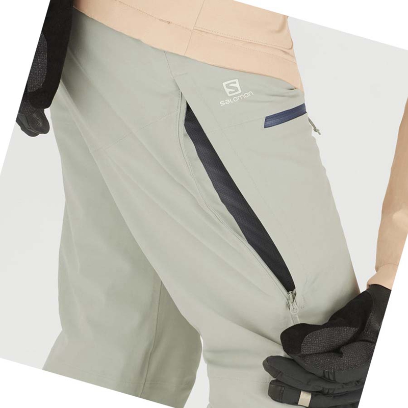 Pantalones De Esquí Salomon PROOF LIGHT Mujer Beige | UAMJPWH-98