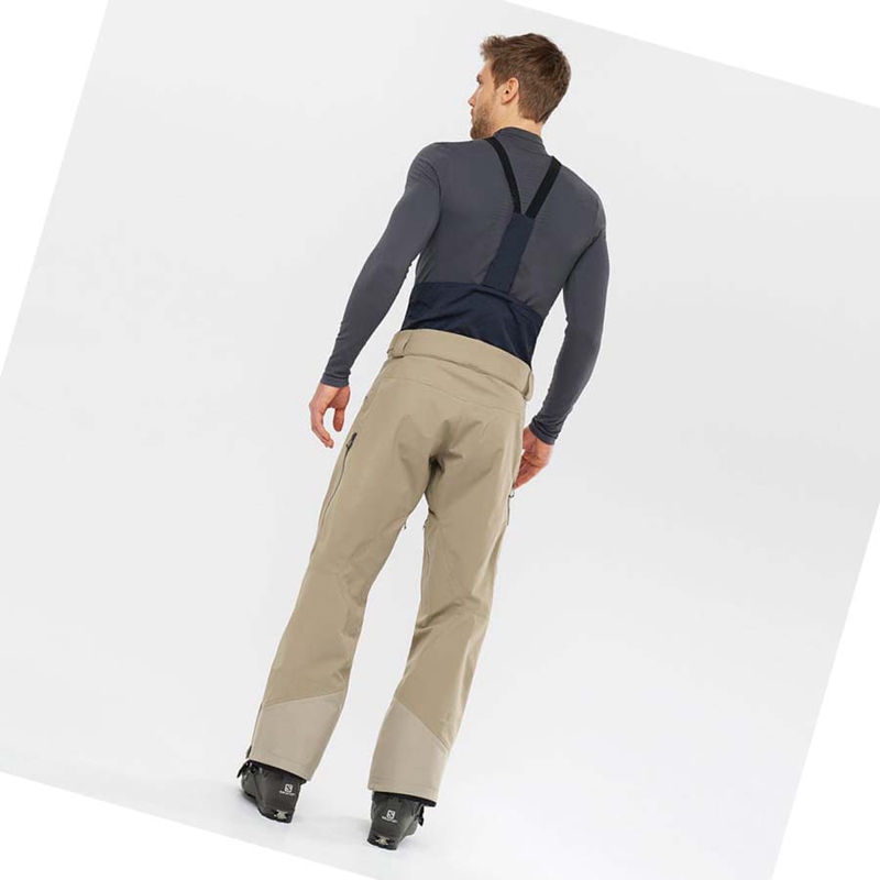 Pantalones De Esquí Salomon QST 3L Hombre Marrones | HJOZXVI-30