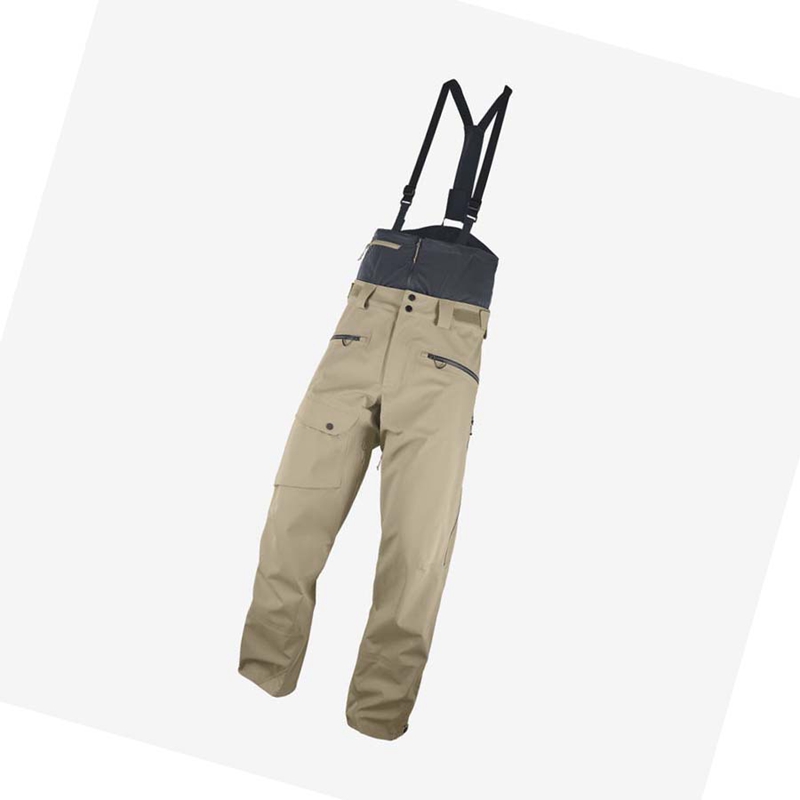 Pantalones De Esquí Salomon QST 3L Hombre Marrones | HJOZXVI-30