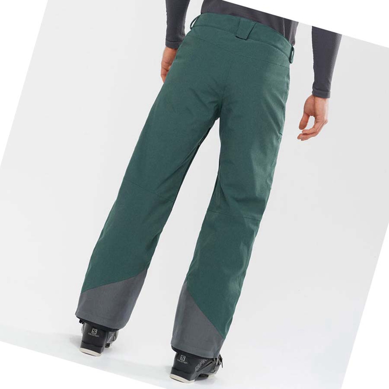 Pantalones De Esquí Salomon UNTRACKED Hombre Verde Oliva | PHSCNWQ-25