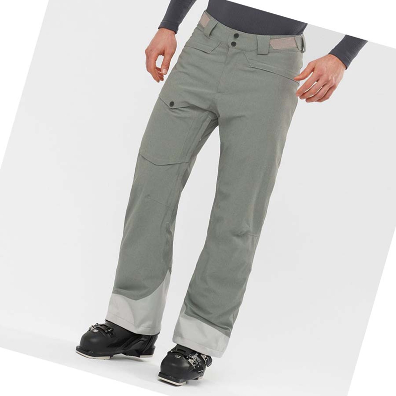 Pantalones De Esquí Salomon UNTRACKED Hombre Gris | UVYKFHA-15