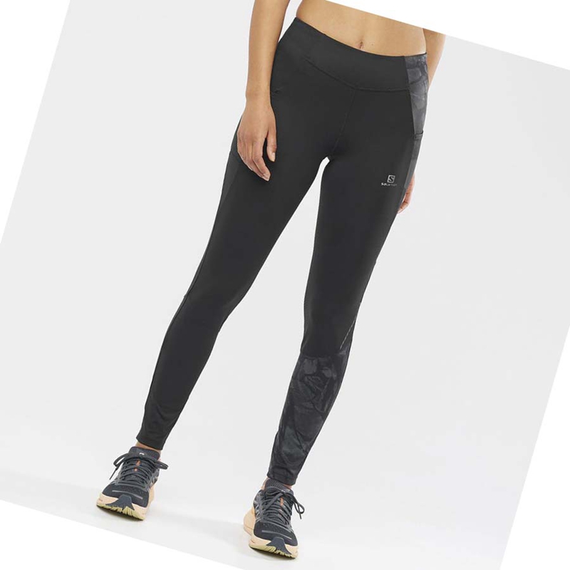 Pantalones Salomon CROSS RUN 28'' Mujer Gris | TCFAEZD-28