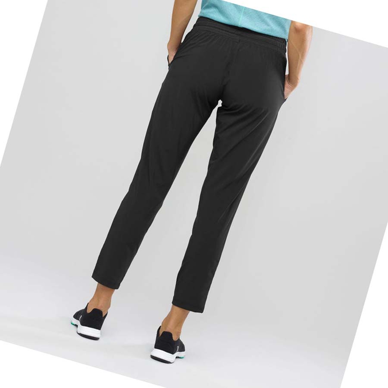 Pantalones Salomon ESSENTIAL LIGHT Mujer Negras | OGQMRVL-67