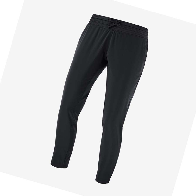 Pantalones Salomon ESSENTIAL LIGHT Mujer Negras | OGQMRVL-67