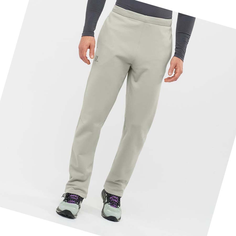 Pantalones Salomon ESSENTIAL WARM FLEECE Hombre Beige | DGNRIJO-30