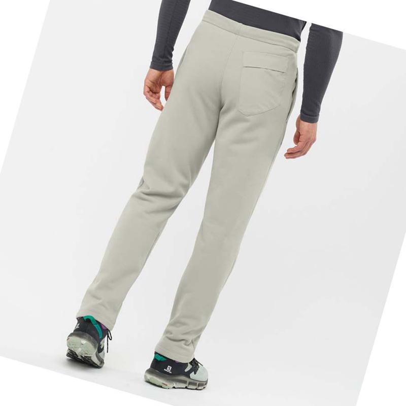 Pantalones Salomon ESSENTIAL WARM FLEECE Hombre Beige | DGNRIJO-30