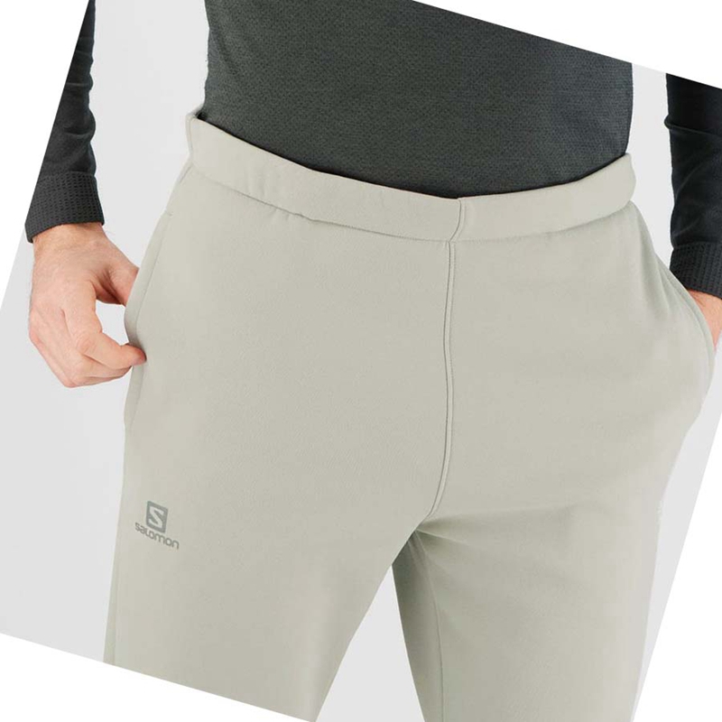 Pantalones Salomon ESSENTIAL WARM FLEECE Hombre Beige | DGNRIJO-30