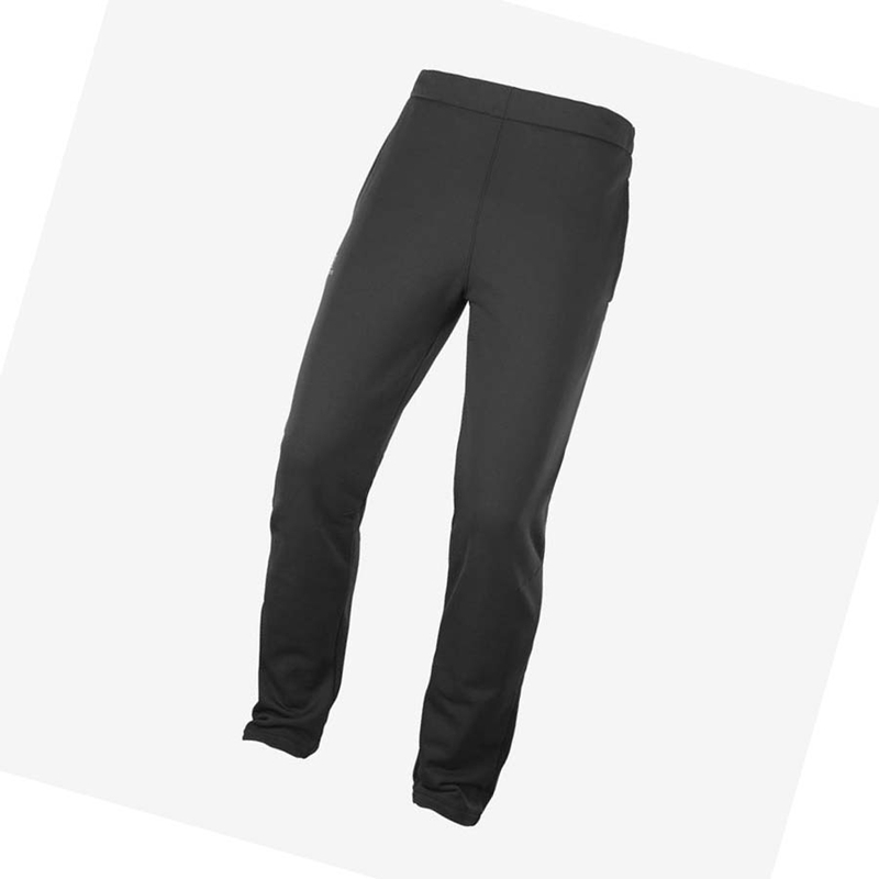 Pantalones Salomon ESSENTIAL WARM FLEECE Hombre Negras | HVKDPSG-89