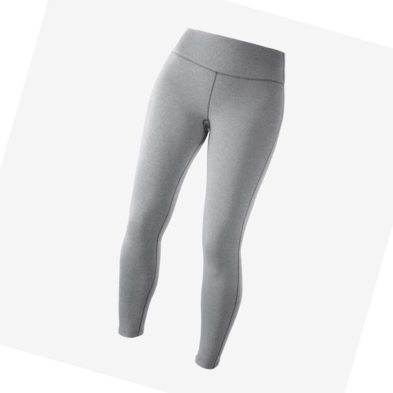 Pantalones Salomon ESSENTIAL WARM Mujer Gris | EOIWXAZ-95