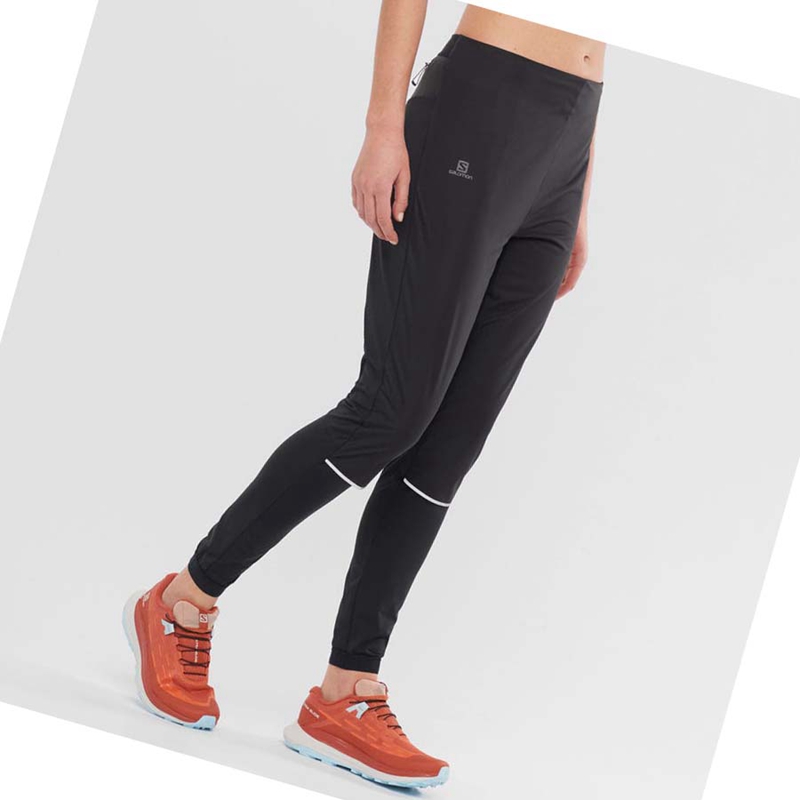 Pantalones Salomon LIGHT SHELL Mujer Negras | ZAEWJMY-20