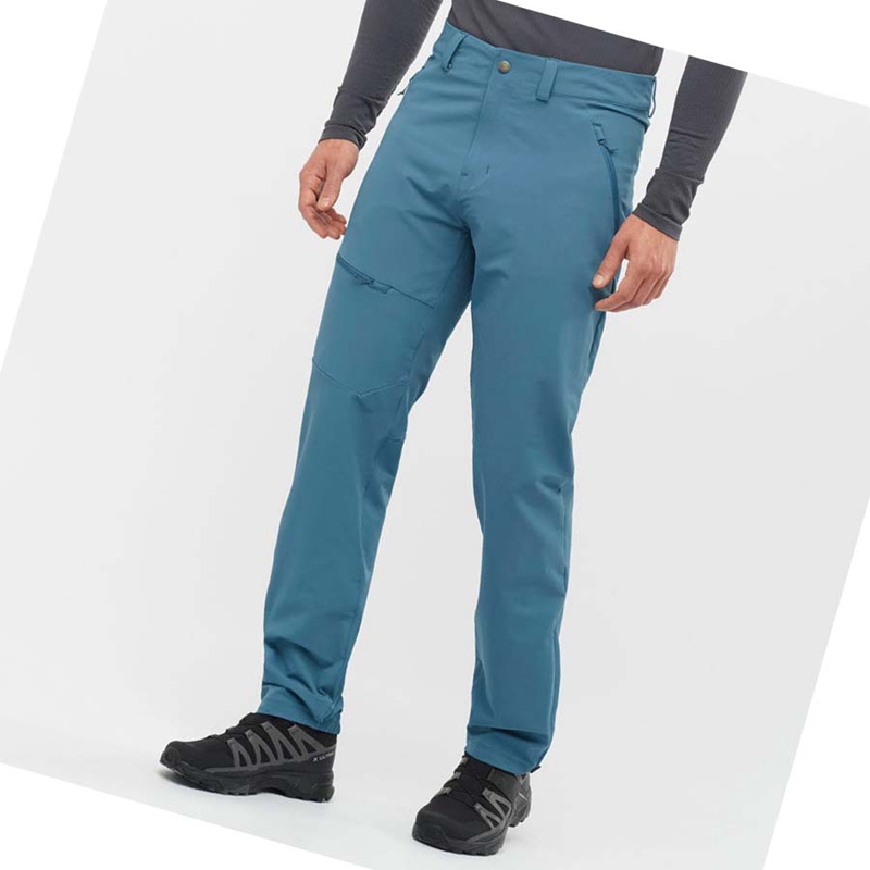 Pantalones Salomon OUTPEAK WARM Hombre Azules | OMADTYZ-67