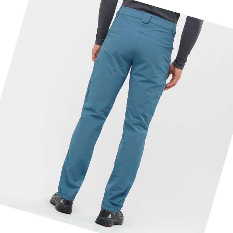 Pantalones Salomon OUTPEAK WARM Hombre Azules | OMADTYZ-67