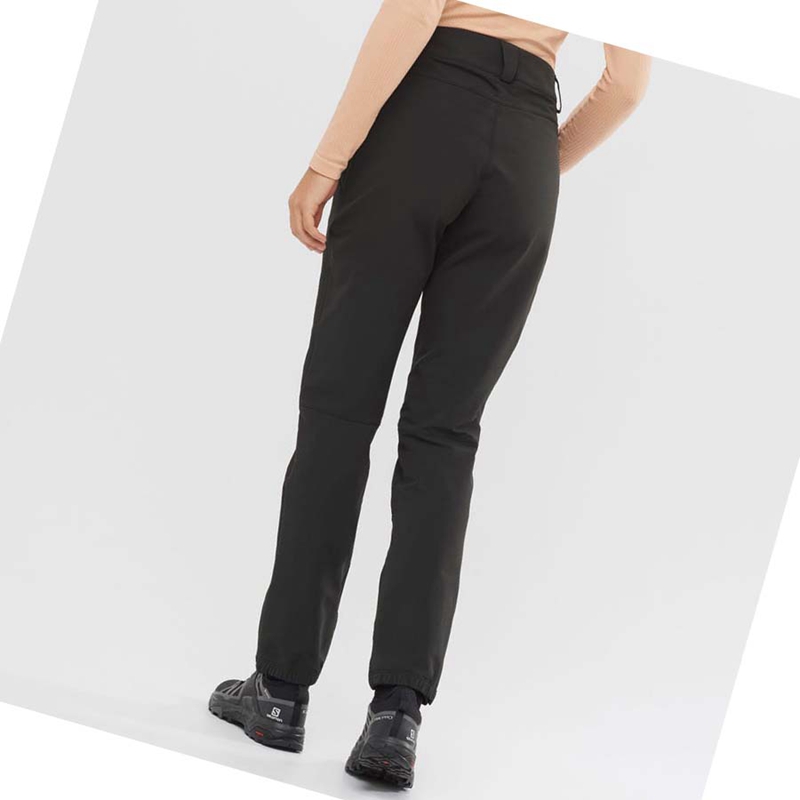 Pantalones Salomon OUTPEAK WARM Mujer Negras | PVNOCBQ-87