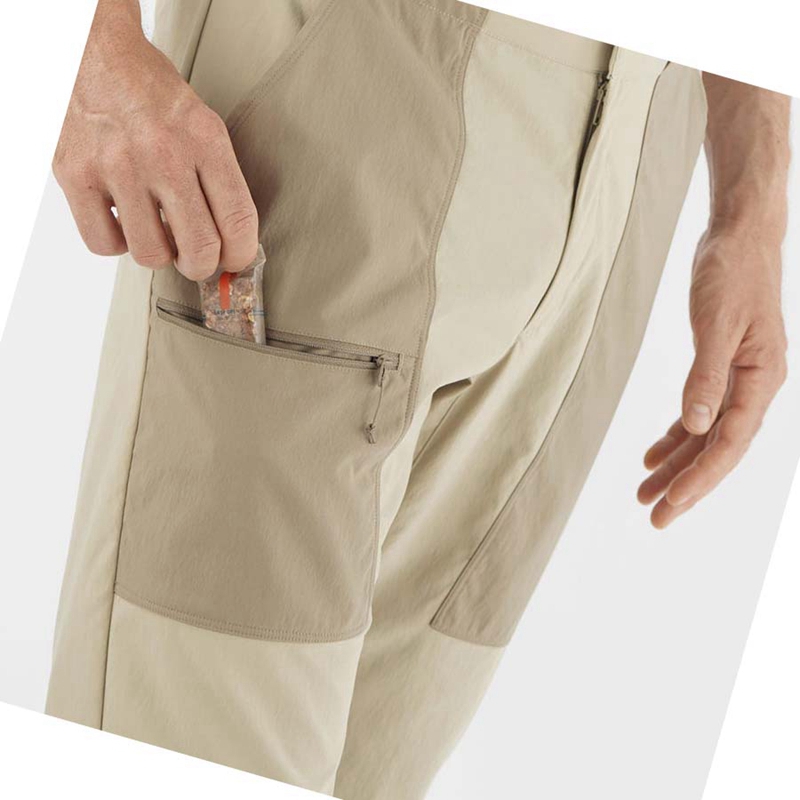 Pantalones Salomon OUTRACK Hombre Marrones | SMPRDAE-96