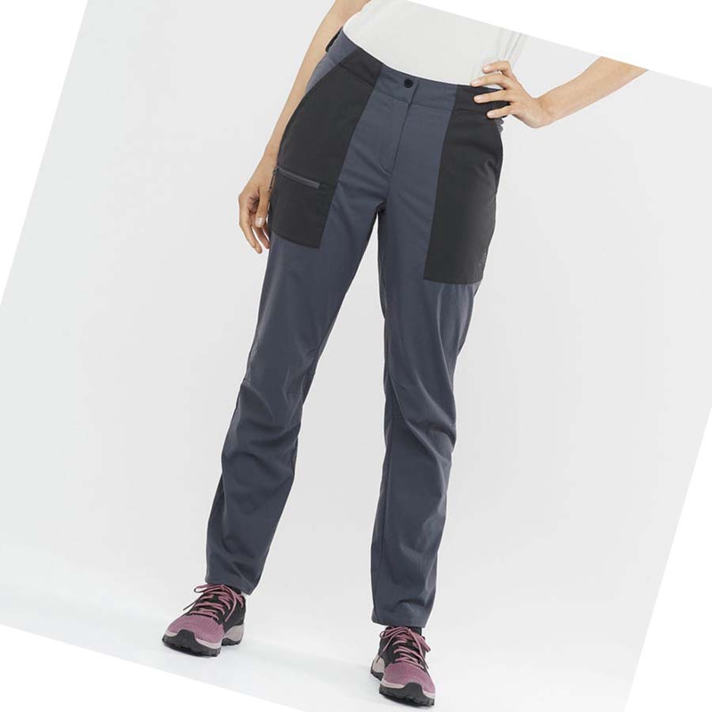 Pantalones Salomon OUTRACK Mujer Gris | SANPKMC-81