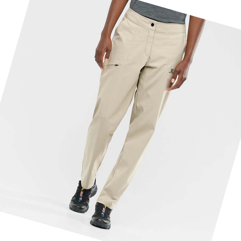 Pantalones Salomon WAYFARER CITY Mujer Blancas | RXSMHUA-04