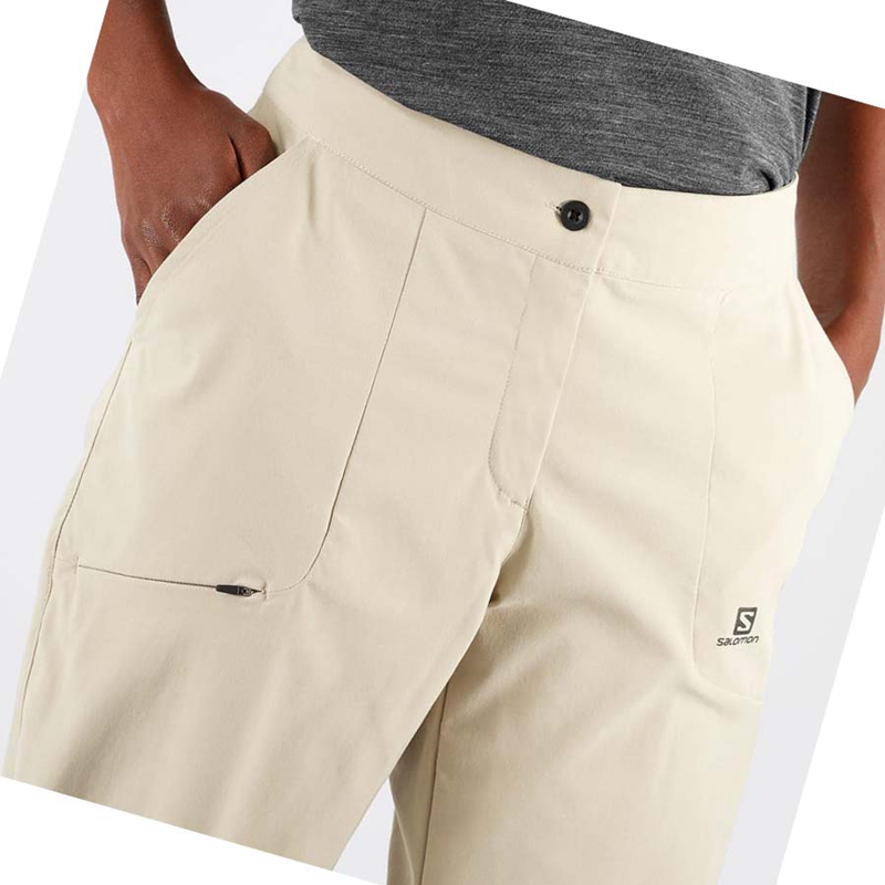 Pantalones Salomon WAYFARER CITY Mujer Blancas | RXSMHUA-04