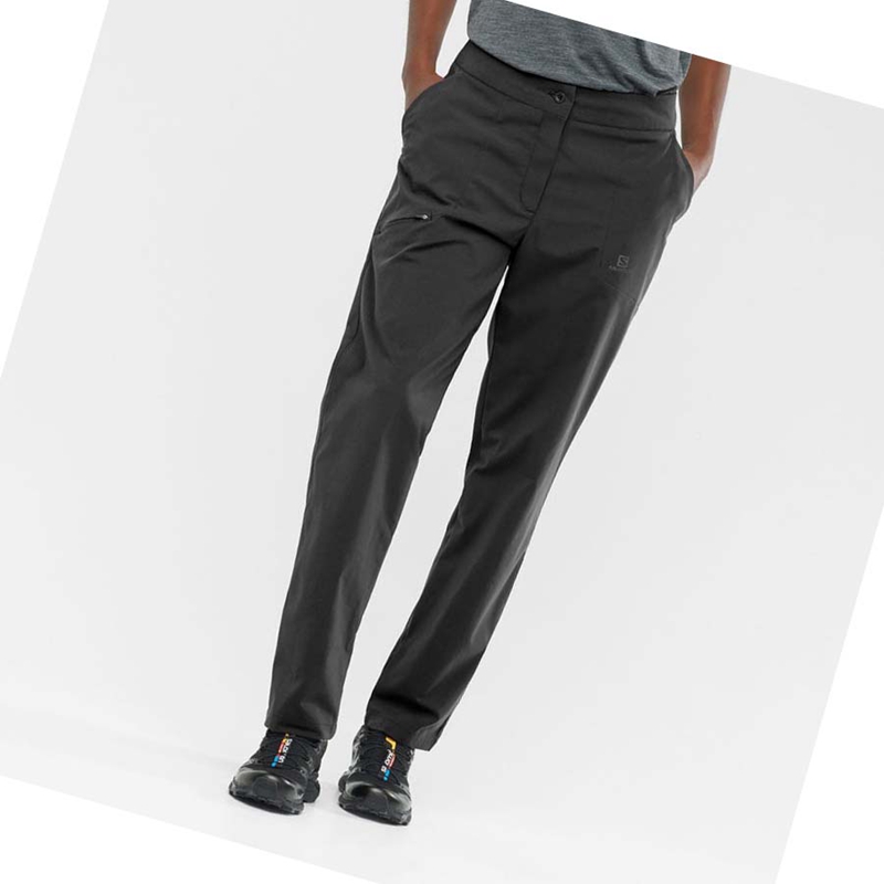 Pantalones Salomon WAYFARER CITY Mujer Negras | QHCNTRI-70