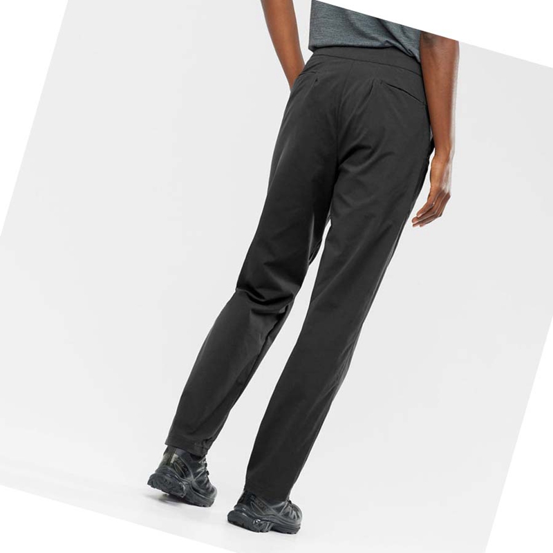 Pantalones Salomon WAYFARER CITY Mujer Negras | QHCNTRI-70