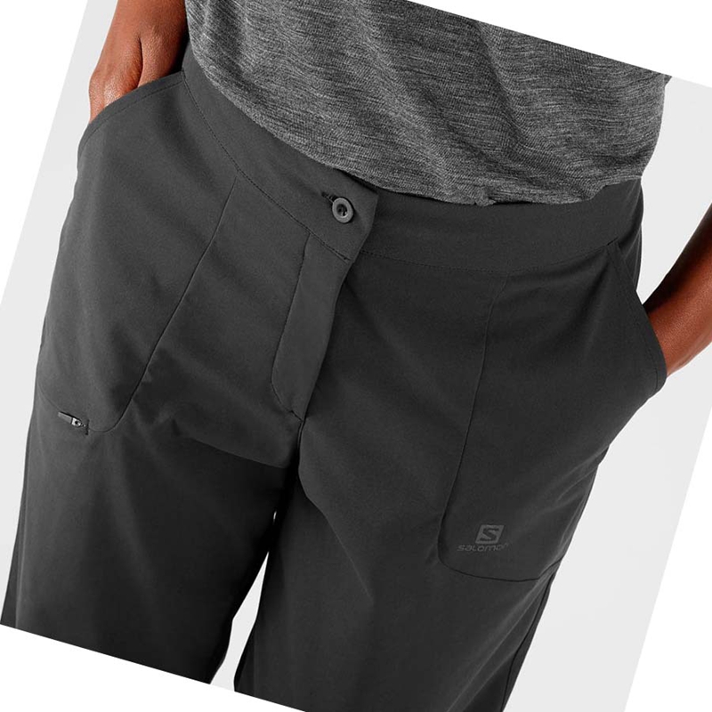 Pantalones Salomon WAYFARER CITY Mujer Negras | QHCNTRI-70