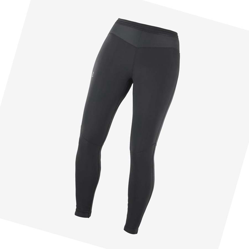 Pantalones Salomon XA WARM Mujer Negras | JWMFOAP-53