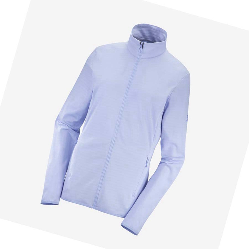 Sudadera Con Capucha Salomon ESSENTIAL LIGHTWARM Mujer Azules | UMNDZPV-17