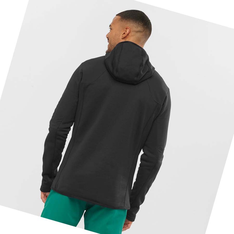 Sudadera Con Capucha Salomon OUTLINE WARM HYBRID Hombre Negras | PMRABJF-97