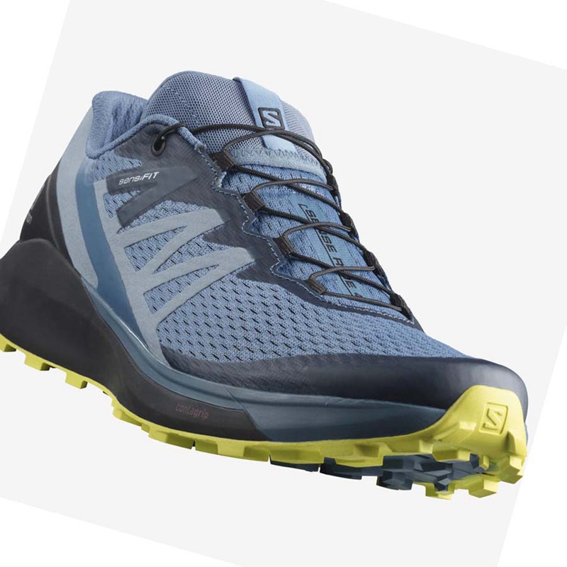 Zapatillas De Trail Running Salomon SENSE RIDE 4 Hombre Gris | ELMCIBH-90