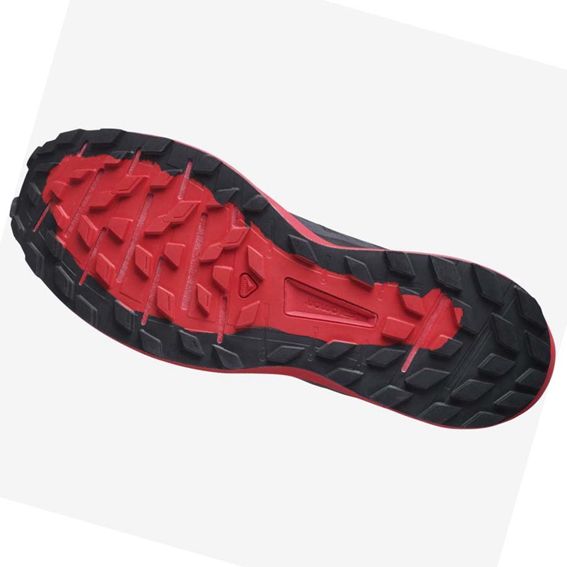 Zapatillas De Trail Running Salomon SENSE RIDE 4 Hombre Negras Rojas | NGFYMJQ-13