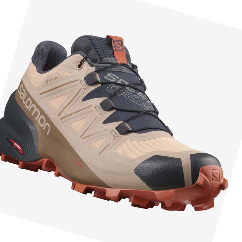 Zapatillas De Trail Running Salomon SPEEDCROSS 5 GORE-TEX Mujer Turquesa | GKWOQZN-50