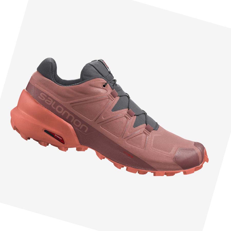 Zapatillas De Trail Running Salomon SPEEDCROSS 5 Mujer Naranjas | IOAYXJM-08