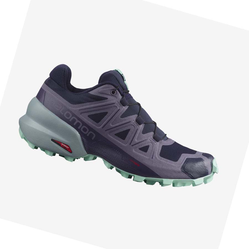 Zapatillas De Trail Running Salomon SPEEDCROSS 5 Mujer Moradas | IWZJGSD-71