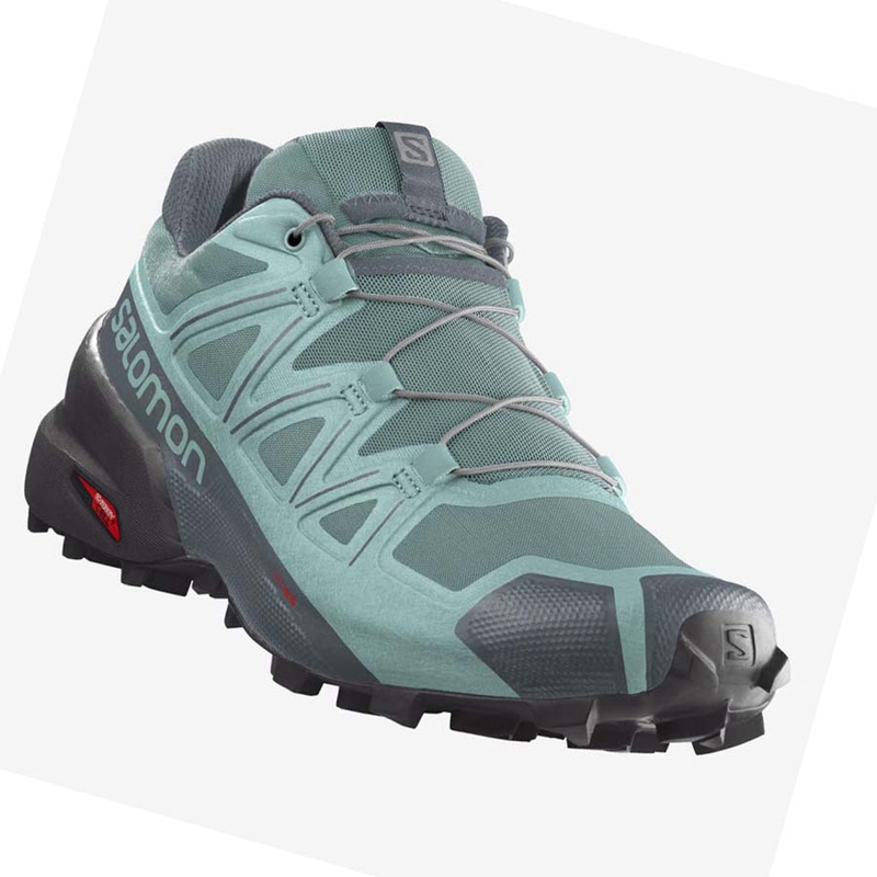 Zapatillas De Trail Running Salomon SPEEDCROSS 5 Mujer Verde | QPVSYZN-60