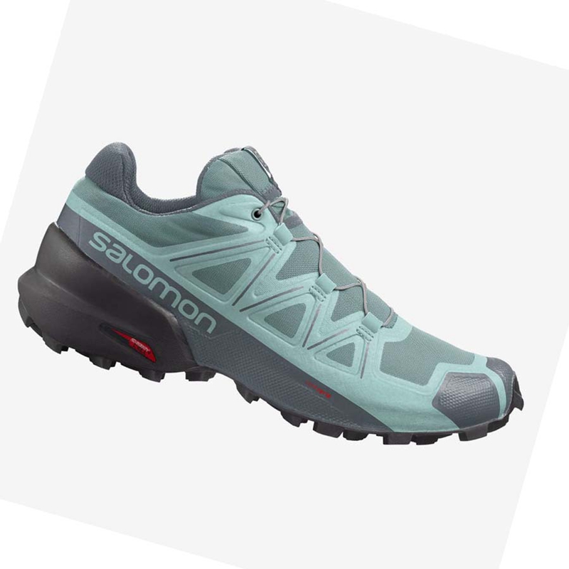 Zapatillas De Trail Running Salomon SPEEDCROSS 5 Mujer Verde | QPVSYZN-60