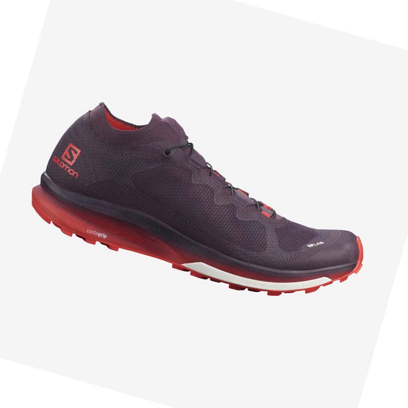 Zapatillas De Trail Running Salomon S/LAB ULTRA 3 Mujer Moradas | CZIHYMX-49