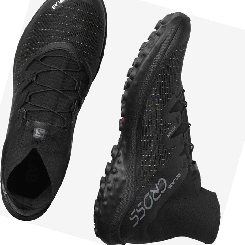 Zapatillas De Trail Running Salomon S/LAB CROSS Hombre Negras | JUMPTXS-03