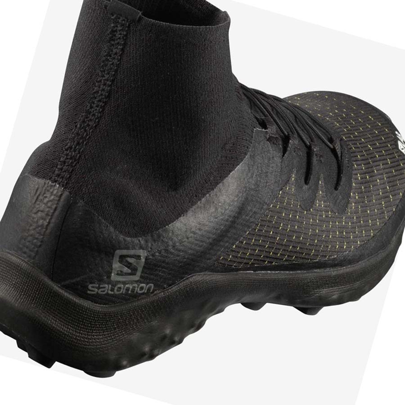 Zapatillas De Trail Running Salomon S/LAB CROSS Hombre Negras | JUMPTXS-03