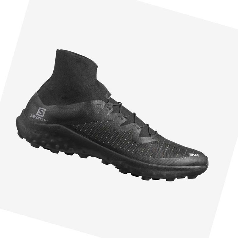 Zapatillas De Trail Running Salomon S/LAB CROSS Hombre Negras | JUMPTXS-03