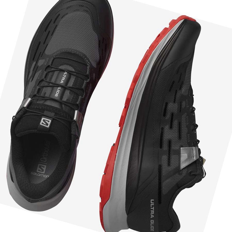 Zapatillas De Trail Running Salomon ULTRA GLIDE Hombre Negras | SABEDGW-64