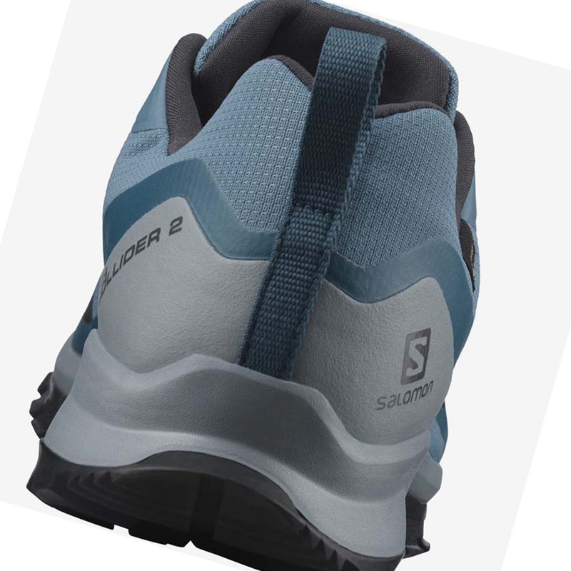 Zapatillas De Trail Running Salomon XA COLLIDER 2 GORE-TEX Hombre Azules | UPSNKCY-97