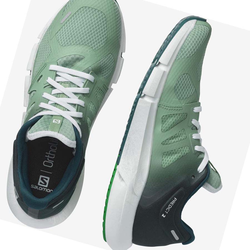 Zapatillas Running Salomon PREDICT 2 Hombre Verde Oliva | VEZWNFA-20