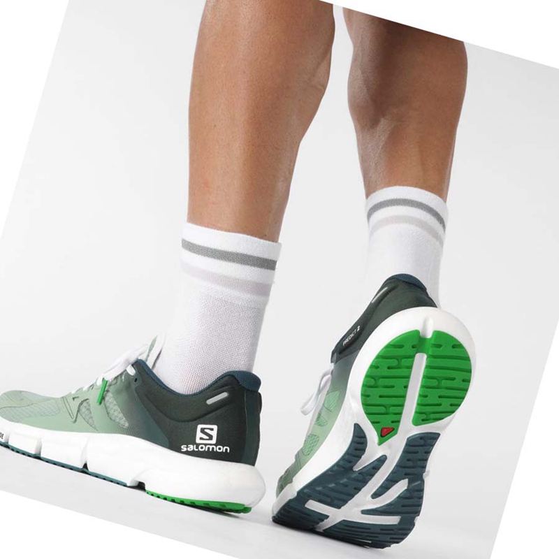 Zapatillas Running Salomon PREDICT 2 Hombre Verde Oliva | VEZWNFA-20