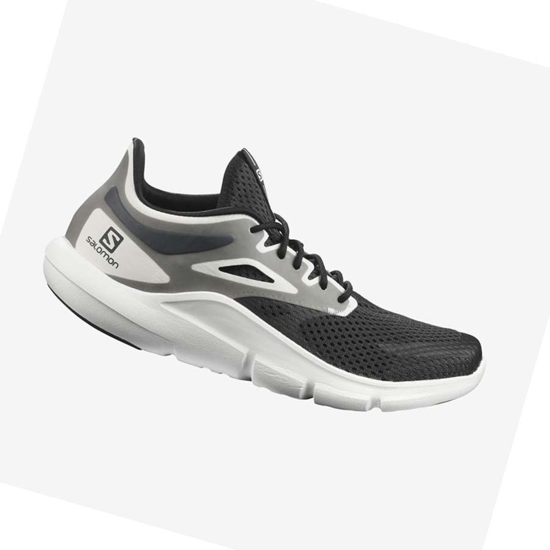 Zapatillas Running Salomon PREDICT MOD Hombre Negras Blancas | LTKNJVS-92