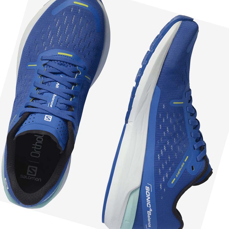 Zapatillas Running Salomon SONIC 4 Balance Hombre Azules | QHWUARS-24