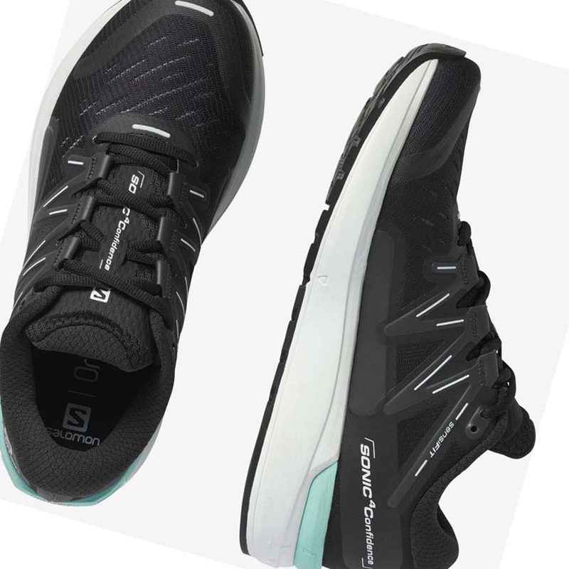 Zapatillas Running Salomon SONIC 4 Mujer Negras | CDMIYUP-12