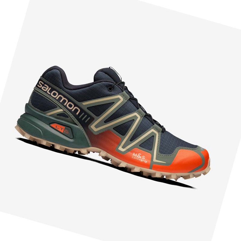 Zapatillas Salomon SPEEDCROSS 3 Mujer Gris | GSDHPXT-23