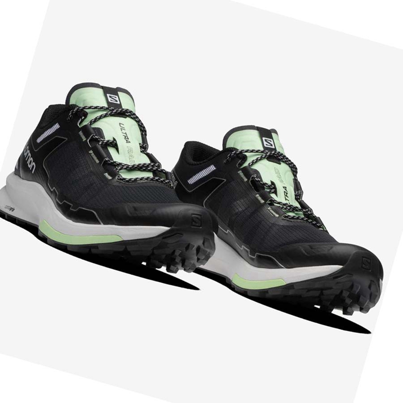 Zapatillas Salomon ULTRA RAID Hombre Negras Verde Menta | DCJTKXV-36